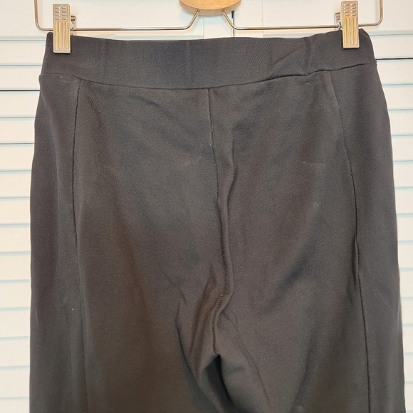 1.STATE‎ Front Slit Ankle Pants Seamed Black Women's Sz Small Minimalist Classic - Picture 4 of 13